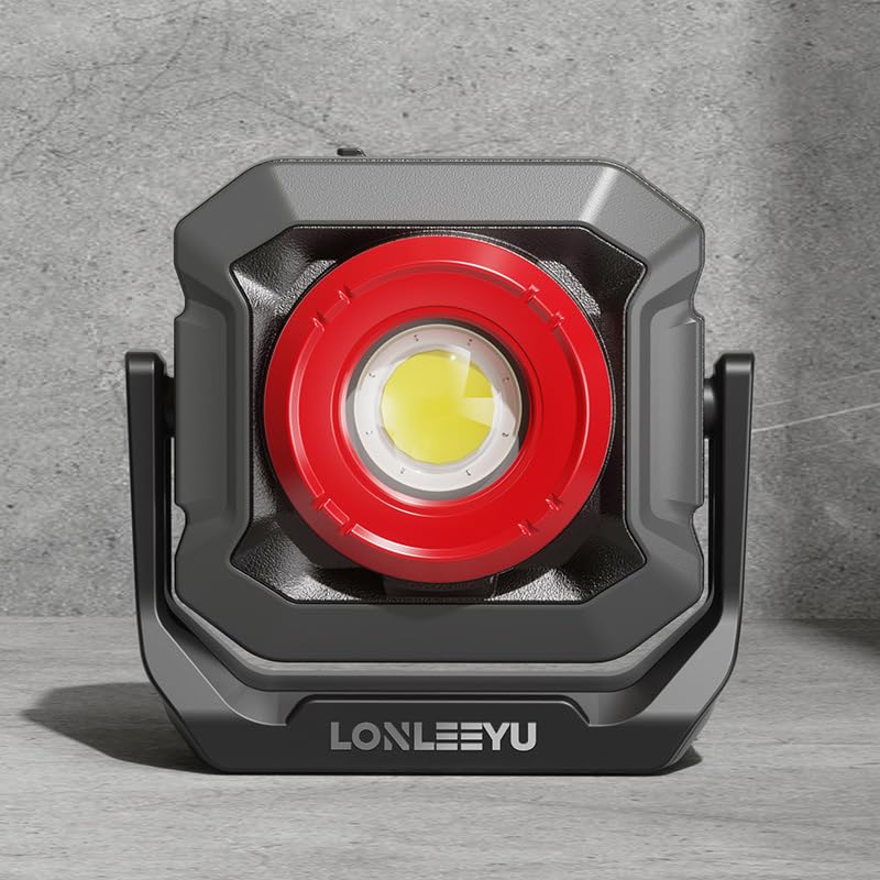 Portable Camping Lantern, USB Rechargeable Outdoor Tent Light with 6 Modes, IP65 Waterproof, 360° Rotatable Magnetic Hook, Phone Charging - Perfect for Camping, Hiking, Emergency