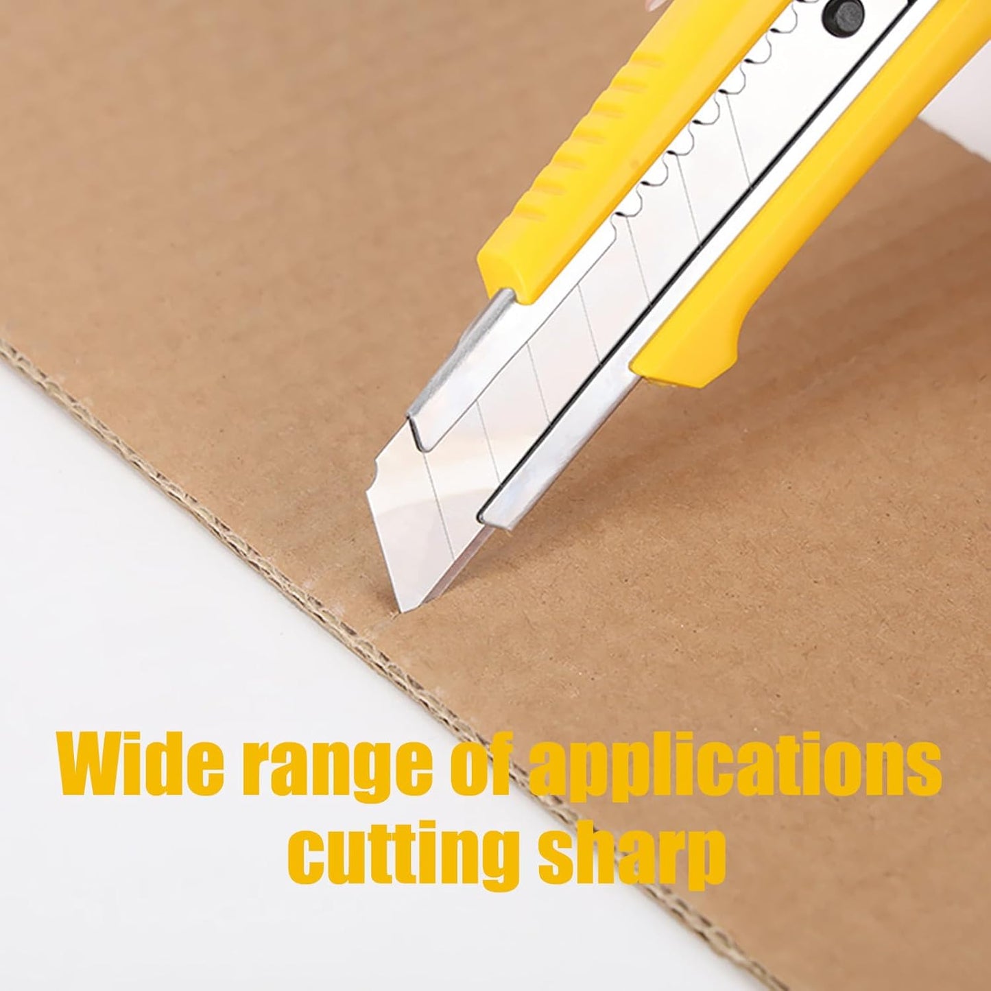 K1801 Retractable Box Cutter 18mm | Heavy Duty SK5 Utility Knife 2 Pack