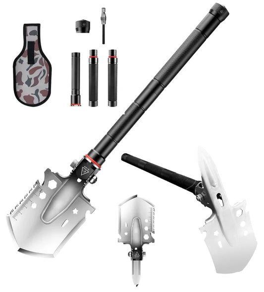 LONLEEYU Folding Survival Shovel