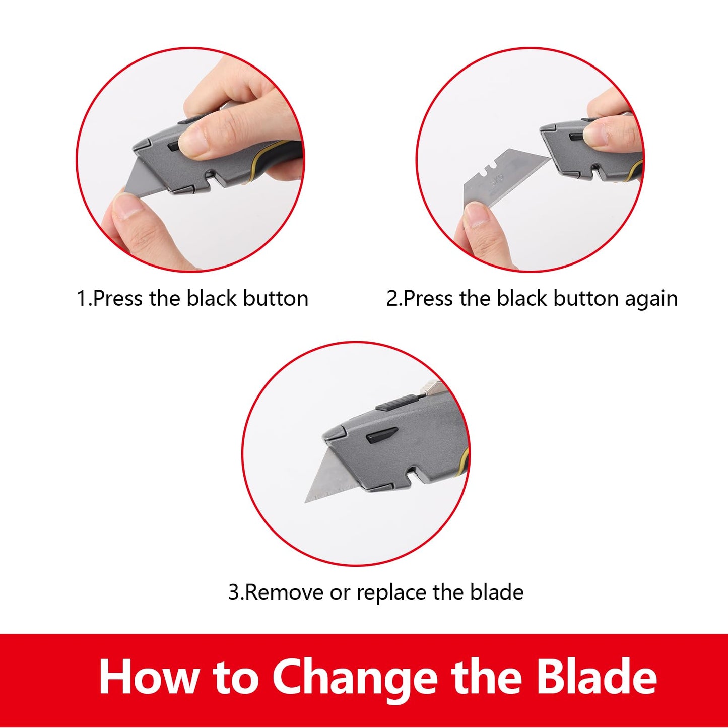 Foldable knife with full blade compartment