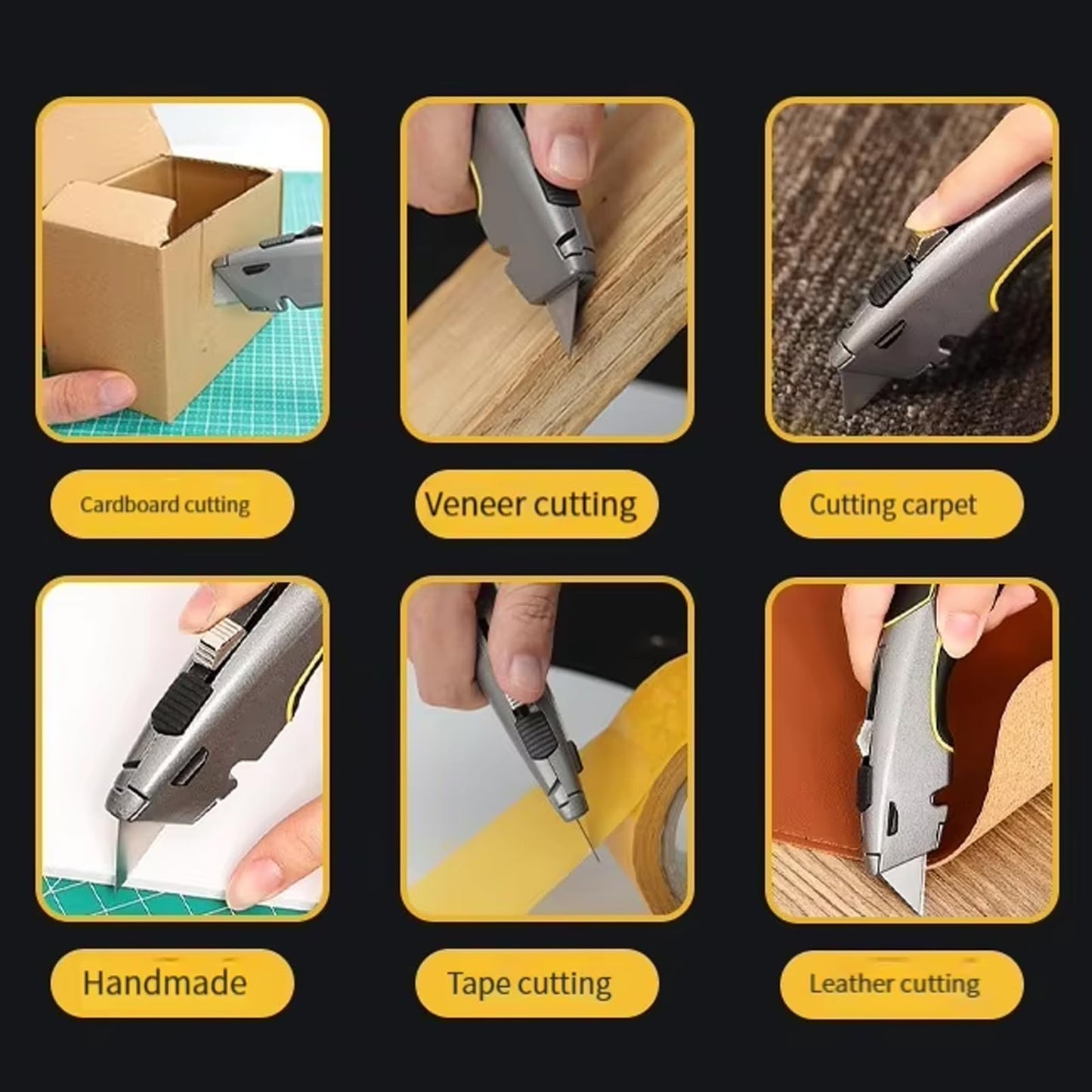 Foldable knife with full blade compartment