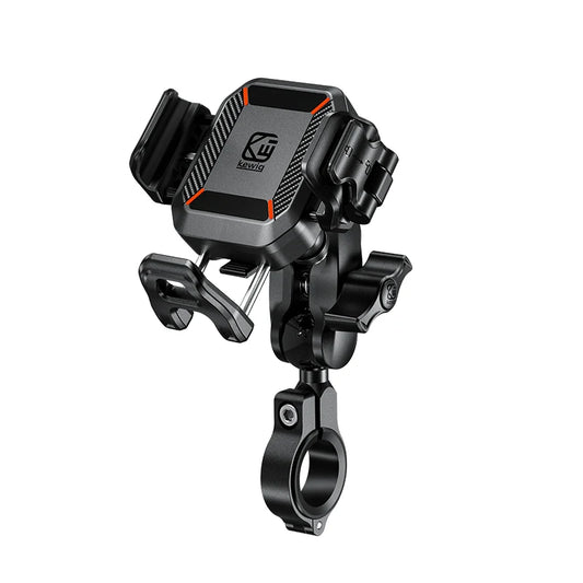 Shockproof Mini Bike Phone Holder Waterproof 360 Rotation Adjustable Motorcycle Phone Mount Fit for 5.4-7.2 Inch Phone