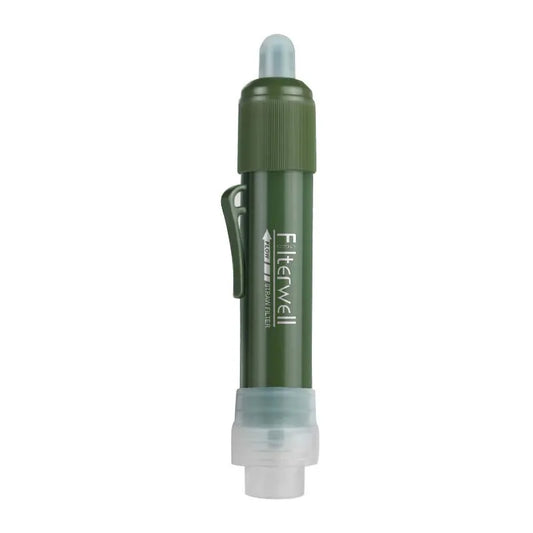 Filterwell Camping Mini Outdoor Hiking Personal Water Purifier Portable Life Emergency Survival Water Filter Straw