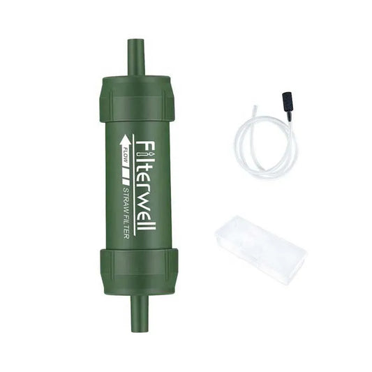 Filterwell Survival Portable Personal Hiking Backpacking Outdoor Filter Water Straw Purifier