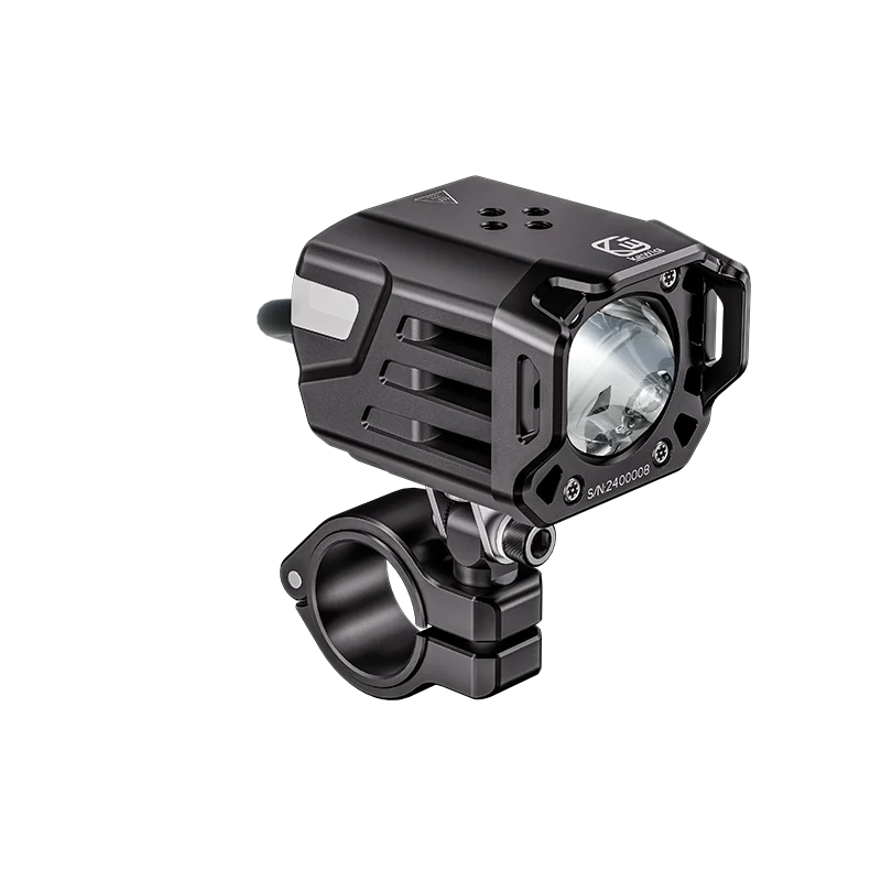 2024 New Super Bright Auxiliary Dual Spotlight Waterproof Breathing Light Motorcycle Modification Equipped Spotlight