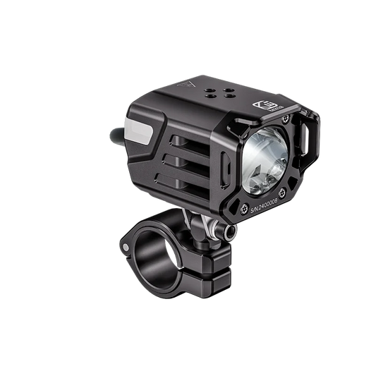 2024 New Super Bright Auxiliary Dual Spotlight Waterproof Breathing Light Motorcycle Modification Equipped Spotlight