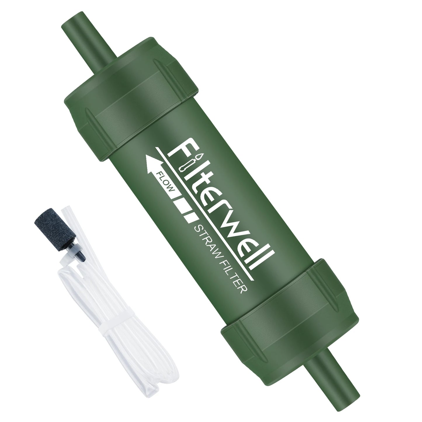 4000L 0.01 Micron Water Filter Straw Straw Personal Water Filter Filter Straw Portable and Long Life Span