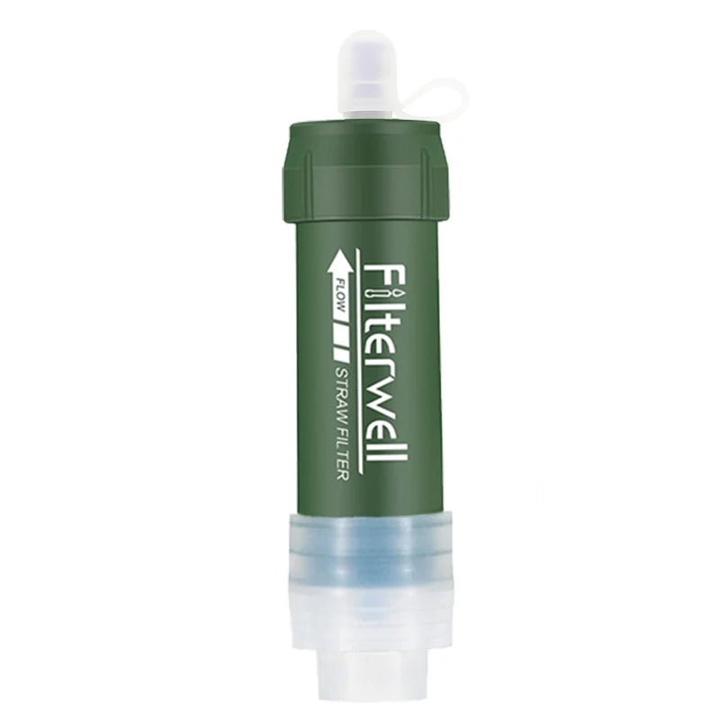 Filterwell Outdoor Camping Travel  Emergency Personal Water Filter Straw Outdoor Survival