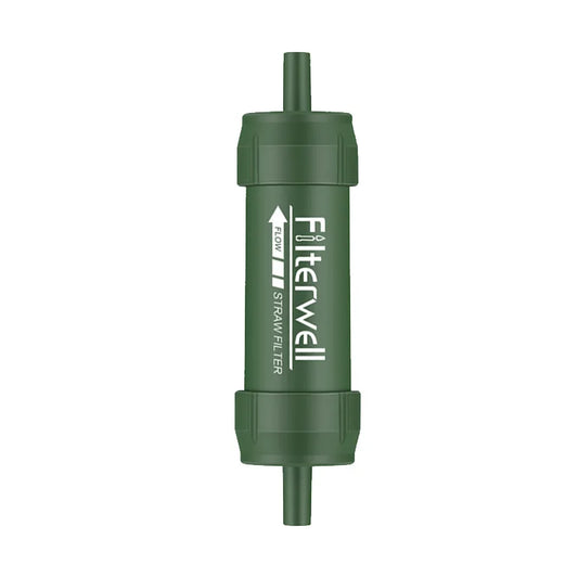 Filterwell Survival Portable Personal Hiking Camping Travel Outdoor Life Water Filter Straw