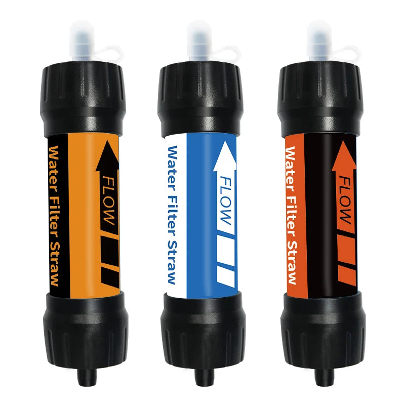 Filterwell UF Membrane Mini Hiking Personal Water Purifier Straw Emergency Survival Portable Outdoor Water Filter Straw