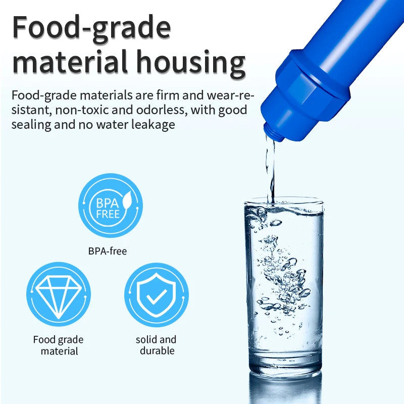 Filterwell 6L TPU Outdoor Portable Gravity Water Filter Purifier Filter Water Bag Camping