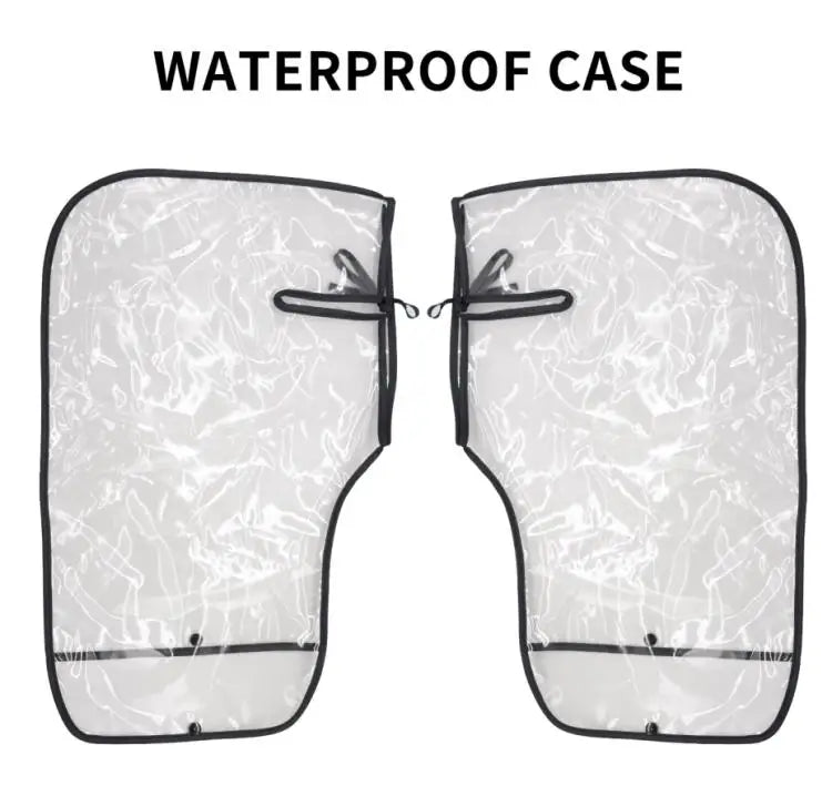 Winter Waterproof Motorcycle Handlebar Gloves Warm Scooter Handle Bar Muffs Accessories