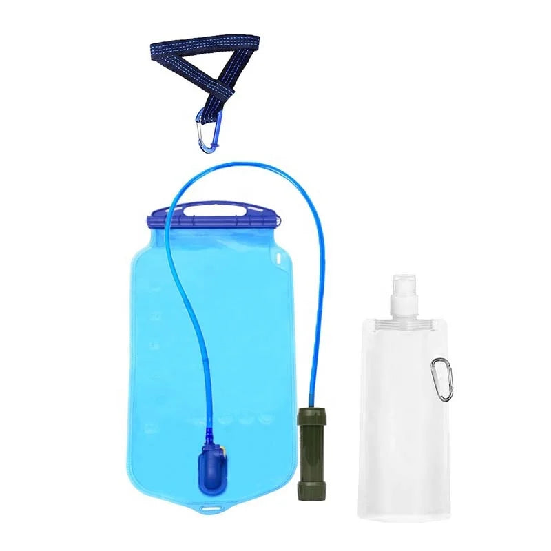 Water Filter Bag Outdoor Camping Hydration Bladder Water Filters Bag Outdoor Water Bladder