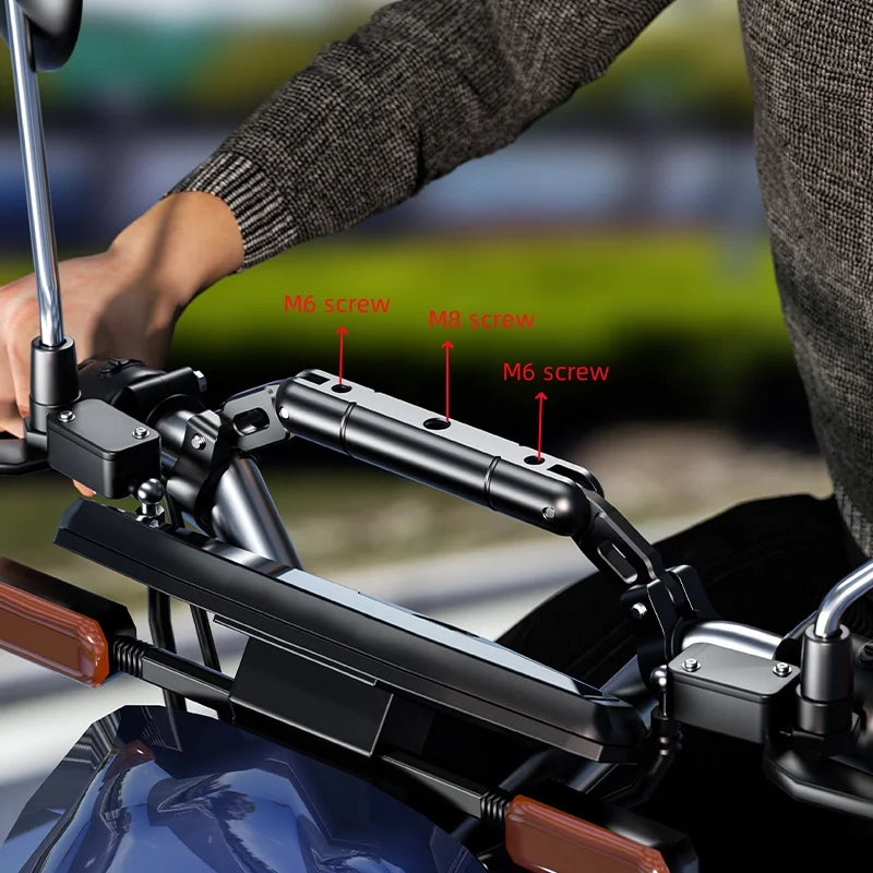 Motorcycle Accessories Strengthening Handlebar Motorcycle Crossbar Multiple Angle Adjustment Extension Bar Balance Bar