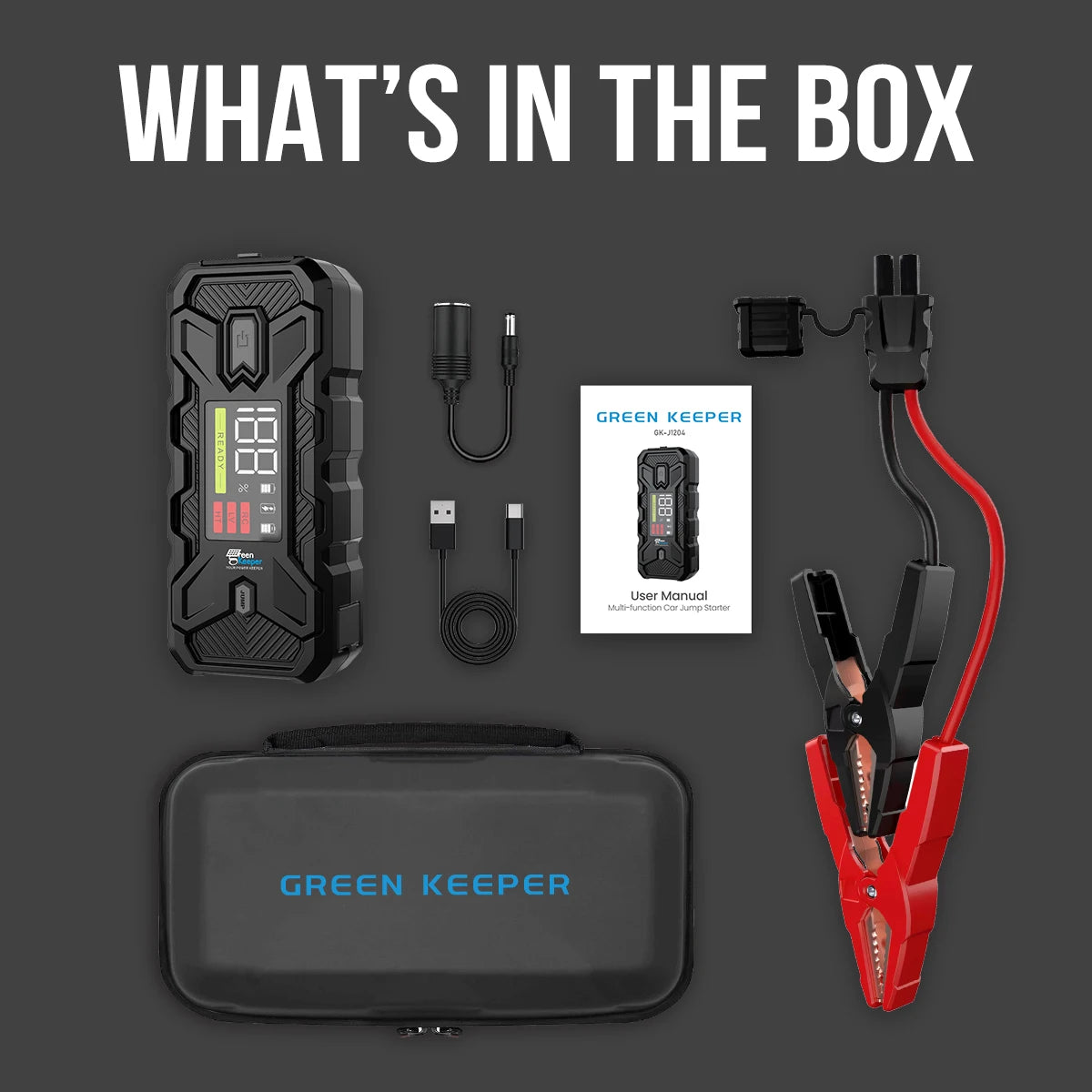 Fit Extreme Battery Jump Starter Temperatures 12V 3000A UltraSafe Portable Battery Jump Starter