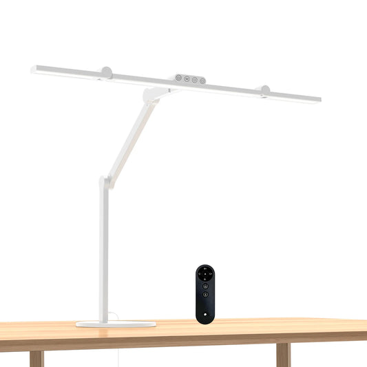 Adjustable Bedroom Living Home Office Double Swing Arm Bright Led Desk Light Table Lamp