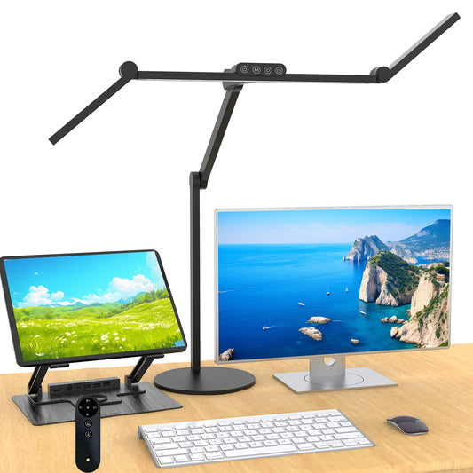 Modern Luxury Indoor Office Home Room Bedside Study Reading Design Touch Monitor Desk Light Led Table Lamp