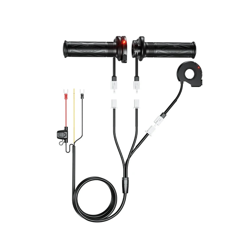 2024 New Waterproof Motorcycle Replacement Handlebars 12V Fast Electric Heating Motorcycle Handlebars Motorcycle Accessories