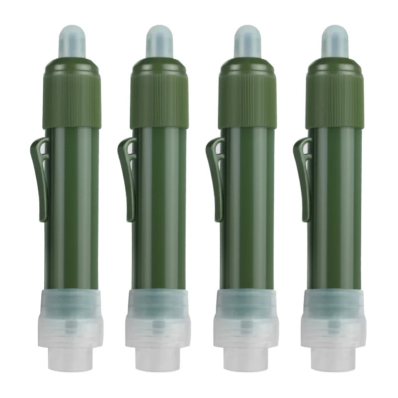 Filterwell UF Membrane 4Pieces Camping Outdoor Portable Personal Survival Life Water Filter Straw