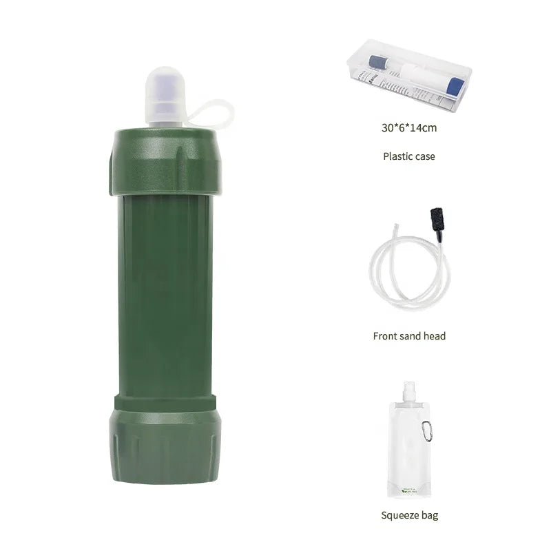 Filterwell Outdoor Machetehiking Life Water Filter Straw Camping Survival