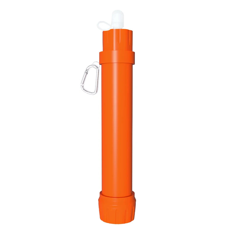 Filterwell Hollow Fiber Membrane KDF Mini Hiking Outdoor Camping Water Filter Portable Life Water Filter Straw