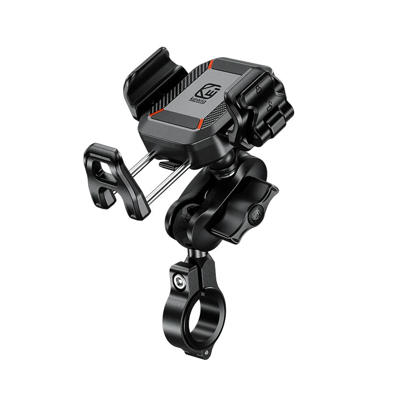 Shockproof Mini Bike Phone Holder Waterproof 360 Rotation Adjustable Motorcycle Phone Mount Fit for 5.4-7.2 Inch Phone