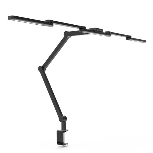 Led Desk Lamp Adjustable Swing Arm Lamp with Clamp