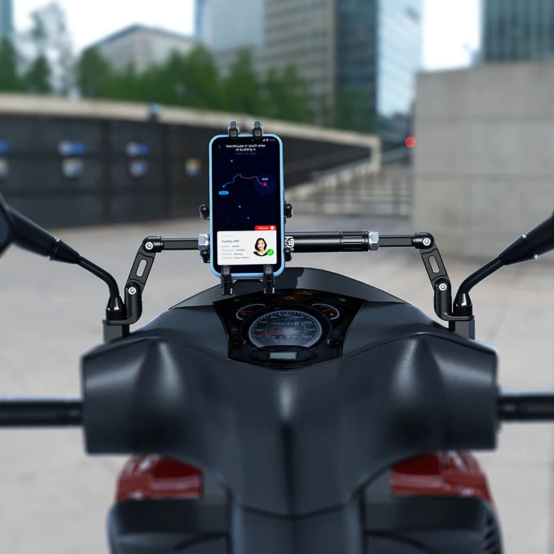 High Quality Aluminum Universal Motorcycle Extension Crossbar Mirror Mount