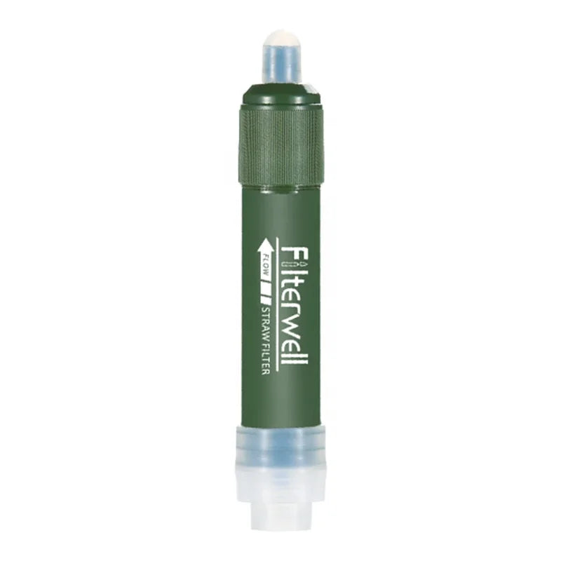 Filterwell UF Membrane Camping Outdoor Personal Life Water Filter Straw Survival Kit Gear
