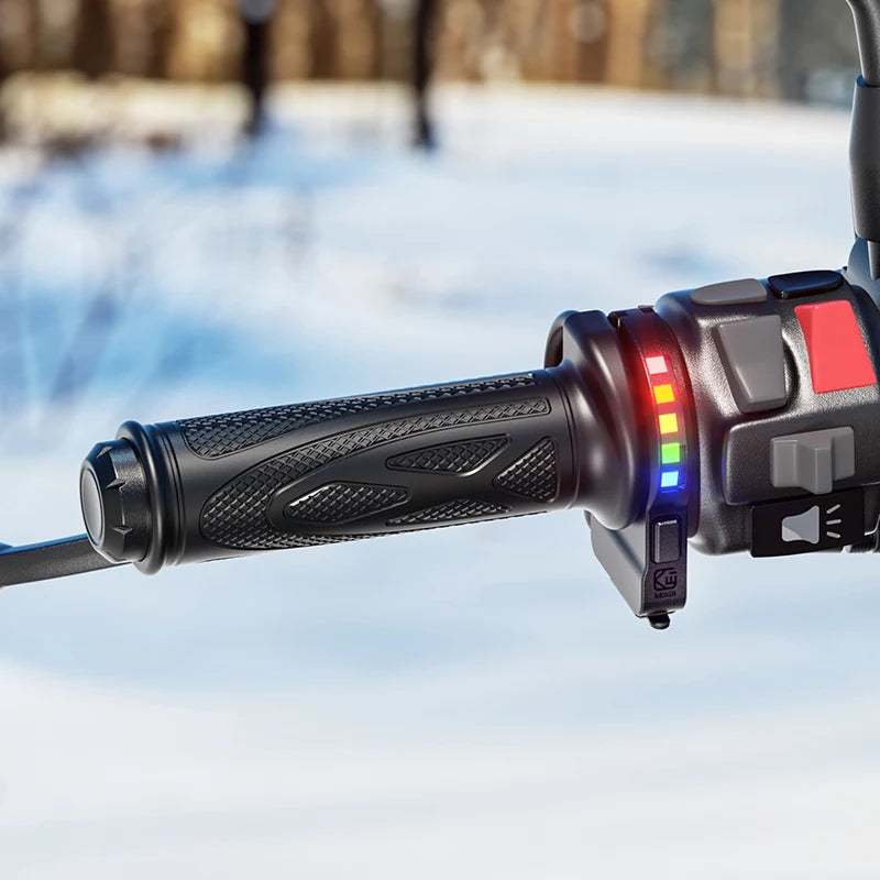 Universal Heated Grips Motorcycle Heating Handlebar Grip Fit for Harley Honda Kawasaki Yamaha Dirt Bike ATV