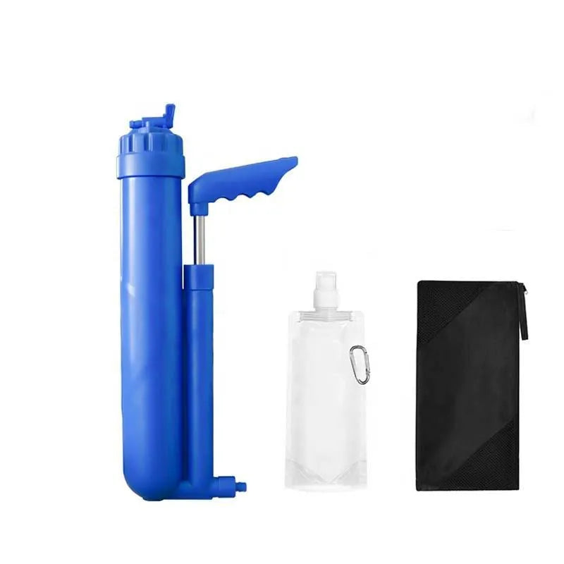 Filterwell Family Use Outdoor Activated  Carbon Block KDF55 Cuzn Portable Pump Water Purifier System