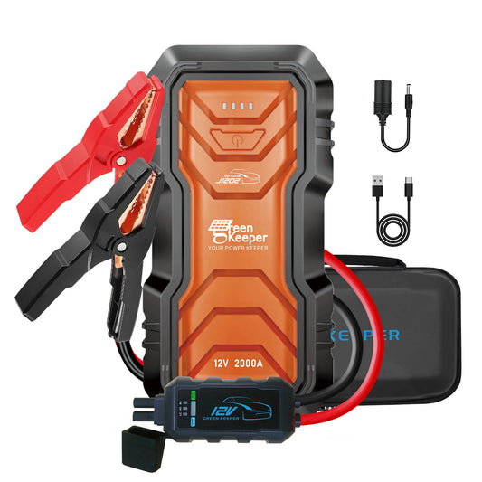 UltraSafe Portable Jump Starter Battery Booster Pack 12V 2000A Jump Starter Power Bank for Vehicles Car