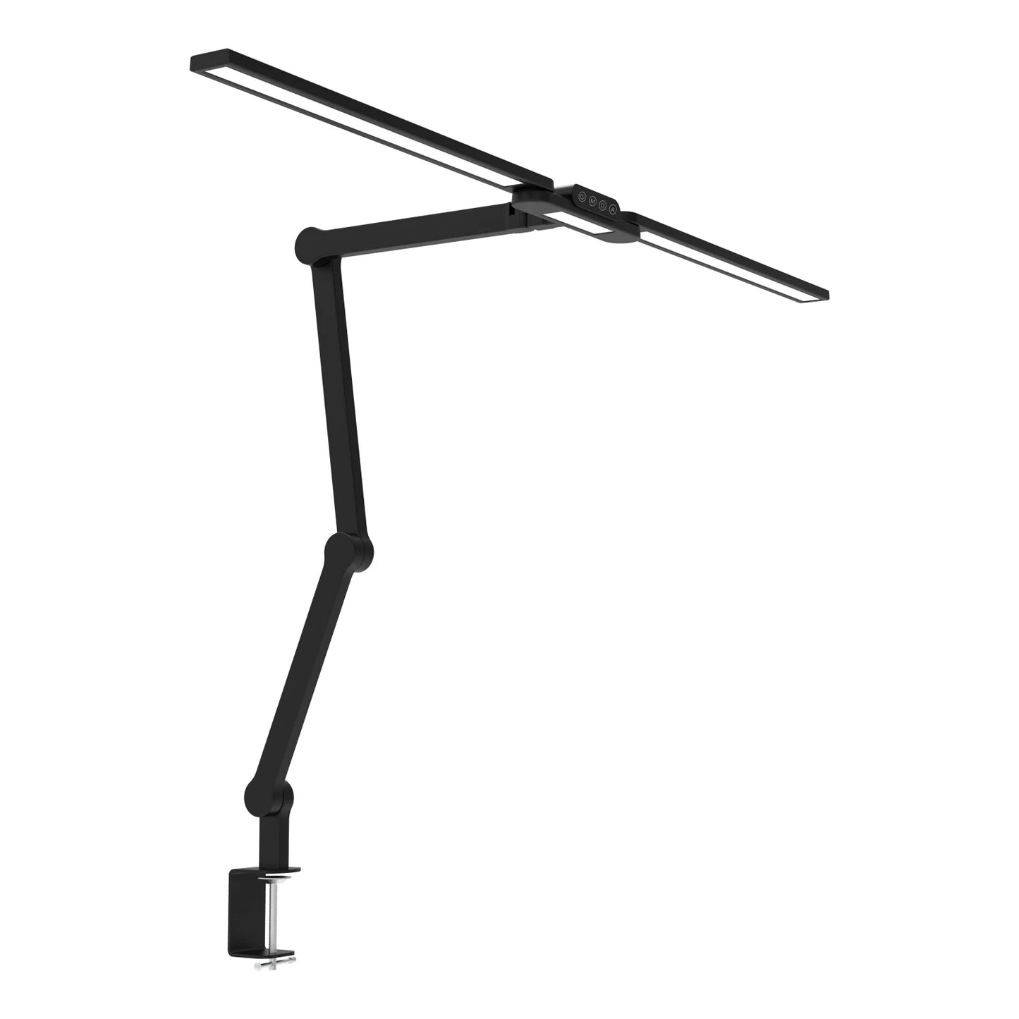 Eye-Caring Reading Light Table Lamp for Home Office, Adjustable Swing Arm Led Desk Lamp With Clamp