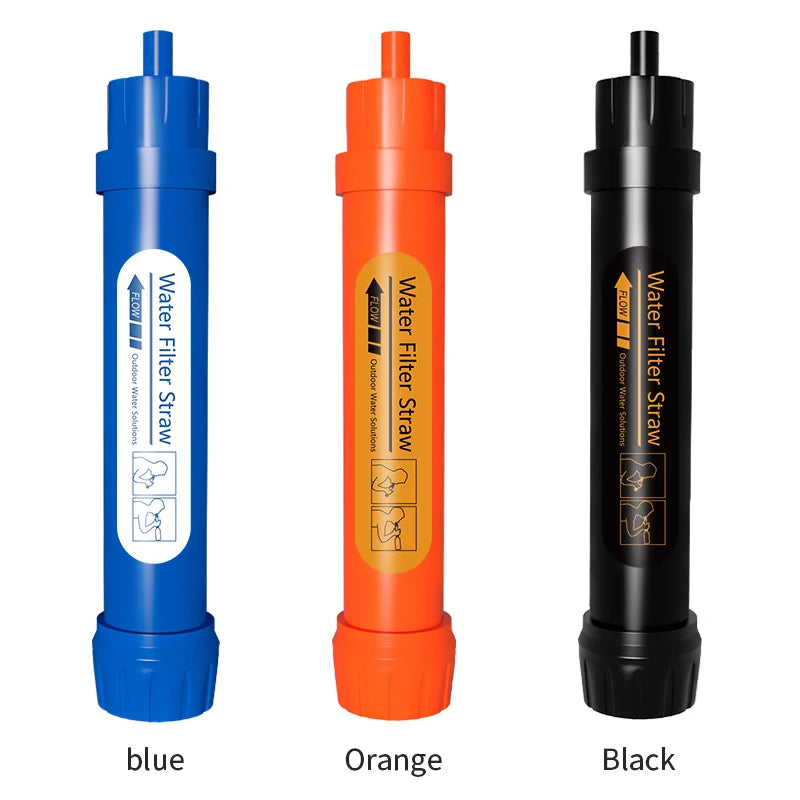 Filterwell UF Membrane KDF Mini Camping Water Filter Hiking Survival Travel Personal Portable Life Outdoor Water Filter Straw