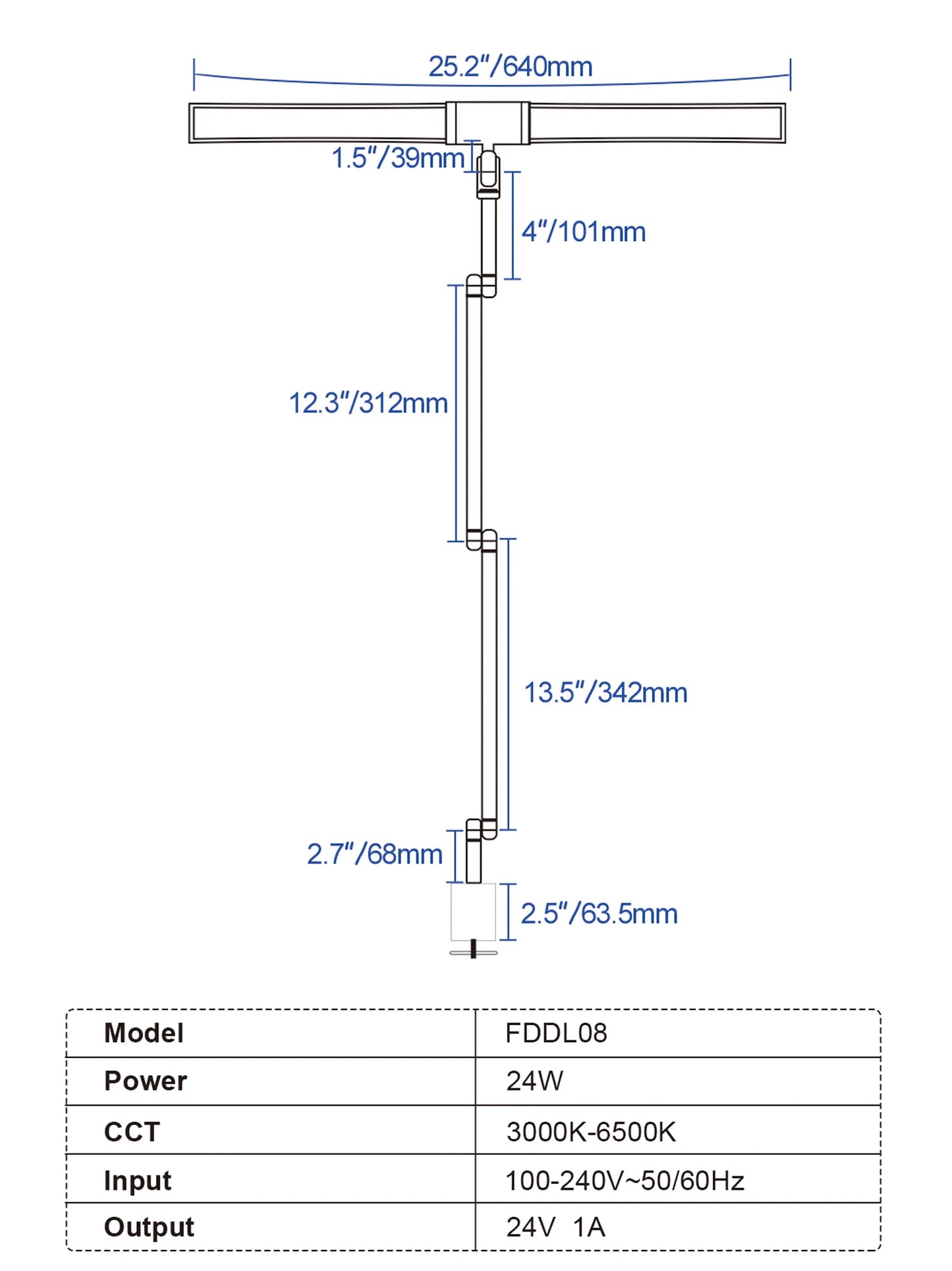 Innovative Reading Bedside  Home Living Room Designer Adjustable Swing Arm Eye Caring Led Table Lamp Desk Light
