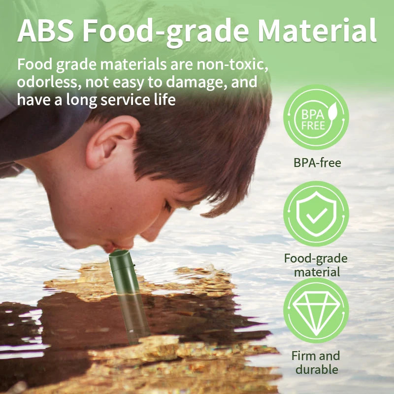 Filterwell UF Membrane Hiking Personal Mini Camping Portable Survival Outdoor Water Filter Straw