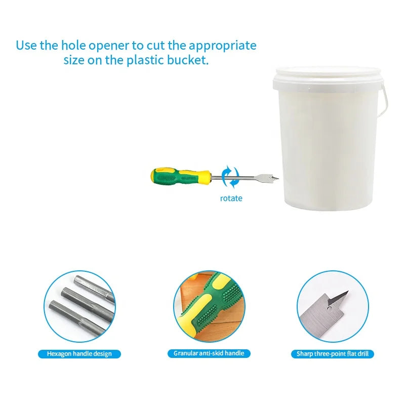 Filterwell 0.01 Micron Membrane Plastic Bucket Gravity Water Filter Straw