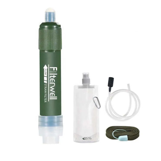 Filterwell Outdoor Camping Mini Portable Personal Water Filtration Filter Straw Camping Water Filters