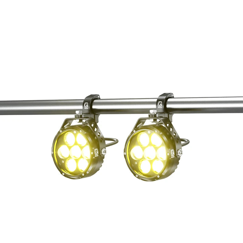 12V Motorcycle LED Light 60W Auxiliary Led Spotlights Fog/Flashing Lights for Motorcycle White Yellow Motorbike Led Lights