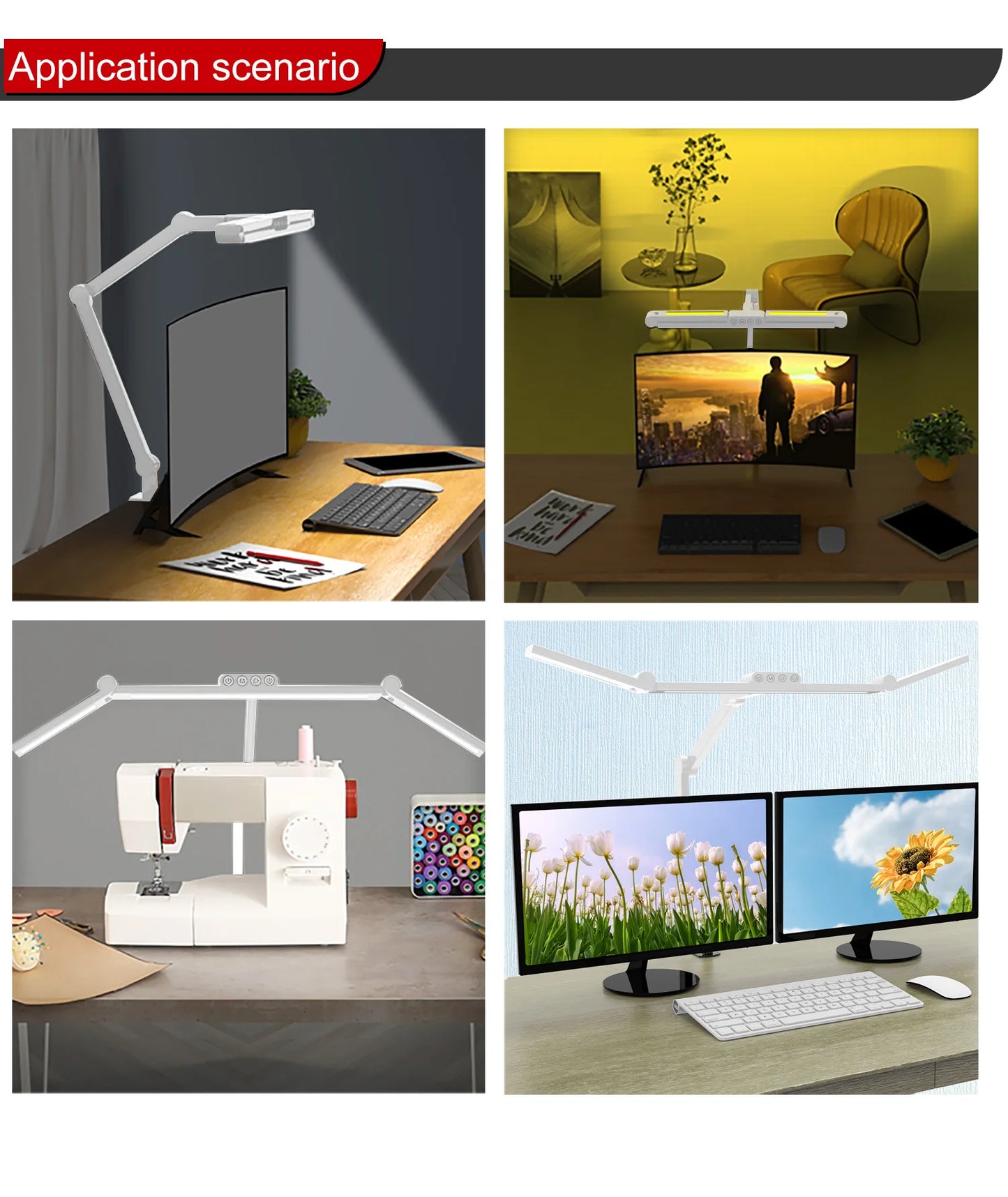 Creativity Bedroom Bedside Office Hotel Study Reading Learning Architect Foldable Dimming Stepless Led Desk Light Table Lamp