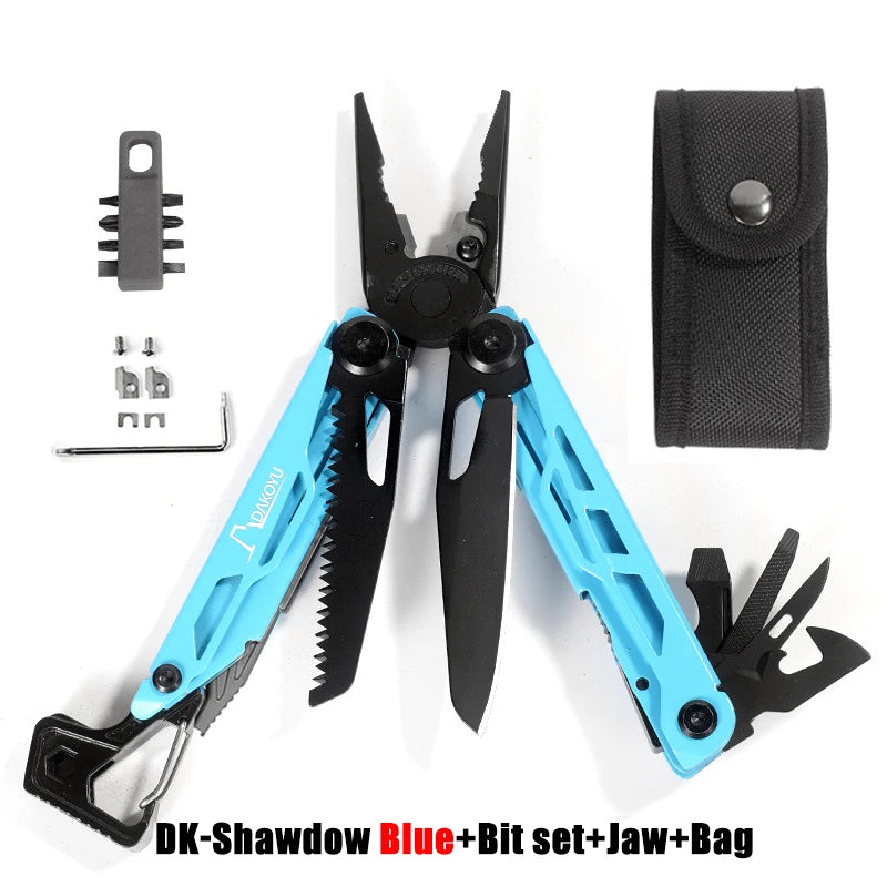 New 2024 DAKOYU Folding Multi functional Tool Pliers Multi functional Combination Tool Pliers EDC Outdoor Equipment Swiss Tools