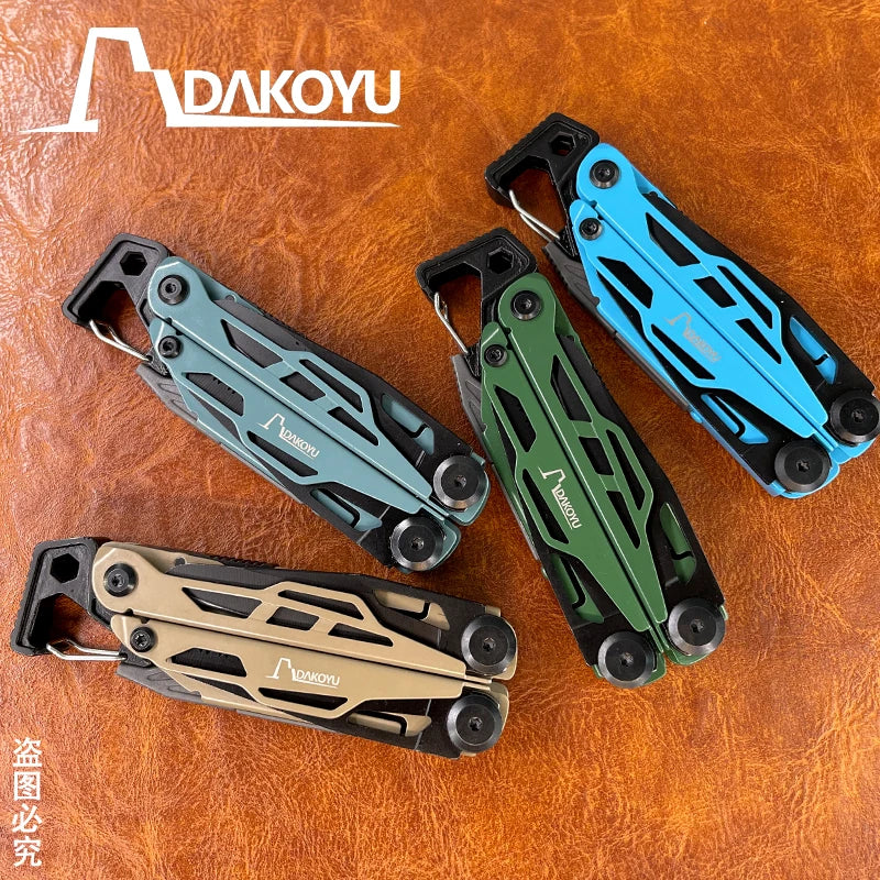 DAKOYU-Multi-functional Swiss Tool with Whistle, Outdoor Pliers, DKShadow Available In Multiple Colors, Outdoor Camping Equipmen