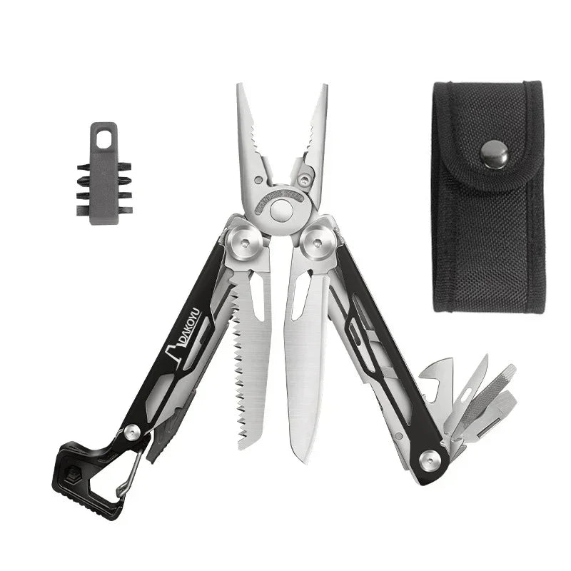 New 2024 DAKOYU Folding Multi functional Tool Pliers Multi functional Combination Tool Pliers EDC Outdoor Equipment Swiss Tools