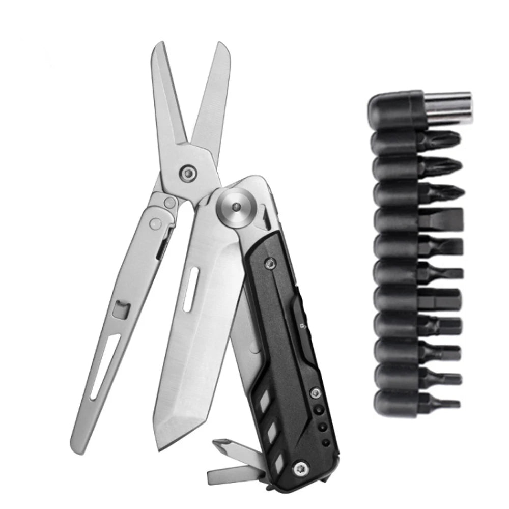 Multitool Plier tool Cable Wire Cutter Folding Plier Outdoor Camping Multitool Pocket Mini Portable Folding Pliers HandTools