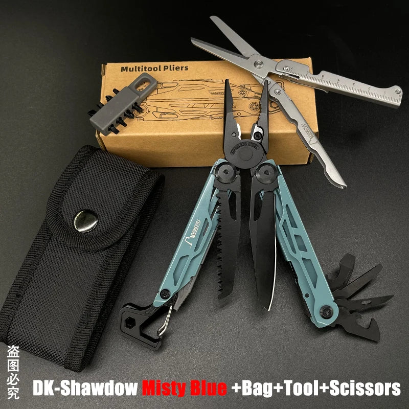 New 2024 DAKOYU Folding Multi functional Tool Pliers Multi functional Combination Tool Pliers EDC Outdoor Equipment Swiss Tools