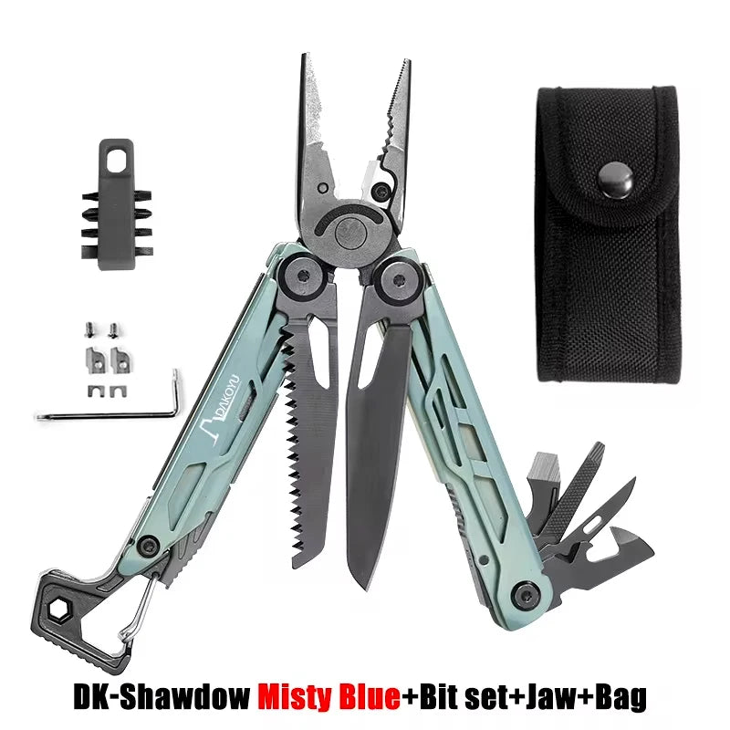 New 2024 DAKOYU Folding Multi functional Tool Pliers Multi functional Combination Tool Pliers EDC Outdoor Equipment Swiss Tools