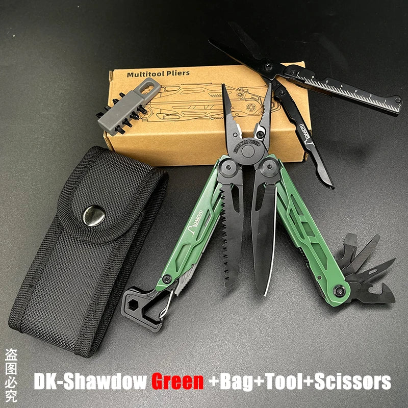 New 2024 DAKOYU Folding Multi functional Tool Pliers Multi functional Combination Tool Pliers EDC Outdoor Equipment Swiss Tools
