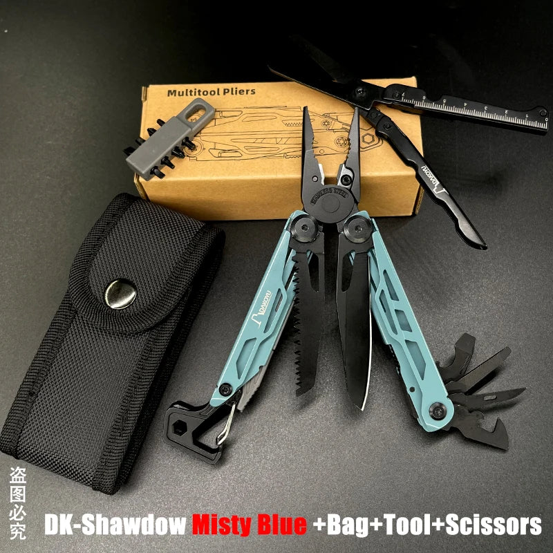 New 2024 DAKOYU Folding Multi functional Tool Pliers Multi functional Combination Tool Pliers EDC Outdoor Equipment Swiss Tools