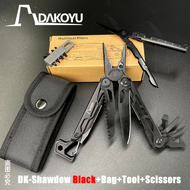 New 2024 DAKOYU Folding Multi functional Tool Pliers Multi functional Combination Tool Pliers EDC Outdoor Equipment Swiss Tools