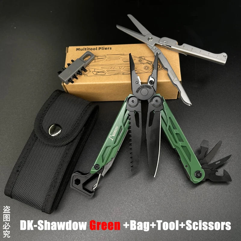 New 2024 DAKOYU Folding Multi functional Tool Pliers Multi functional Combination Tool Pliers EDC Outdoor Equipment Swiss Tools